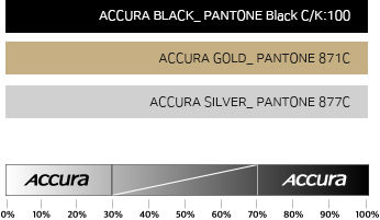 Accura logo color guide