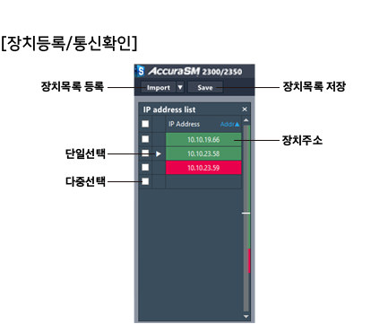 Accura Setup Manager α׷  Accura ̽ ġ / ¸ Ȯ  ִ.