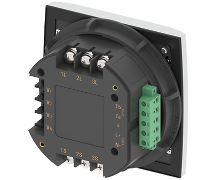 Accura 3000 High Accuracy Digital Power Meter - Rear side - Rootech