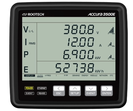Accura 3500E High Accuracy Digital Power Meter / IO modules - Rootech